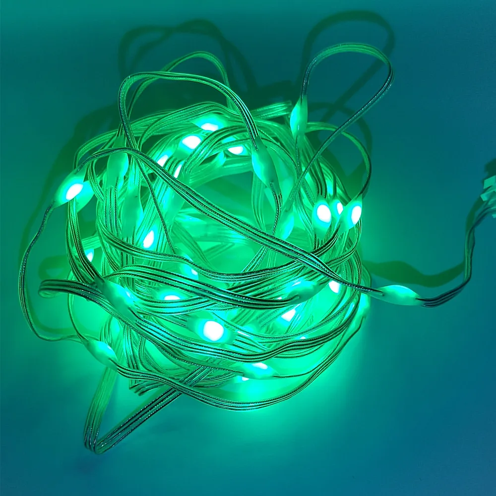 DC 5V RGBIC Dream Color LED String Light Waterproof IP67 WS2812 Led Strip  Music Fairy Light for Party Christmas Decor