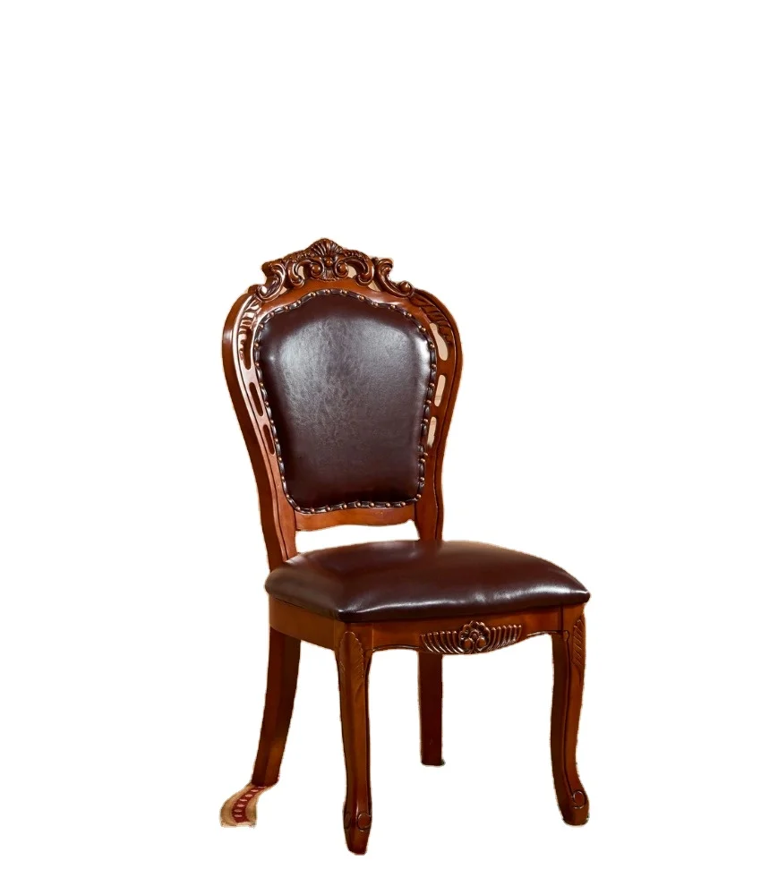 antique dining chairs with leather seats