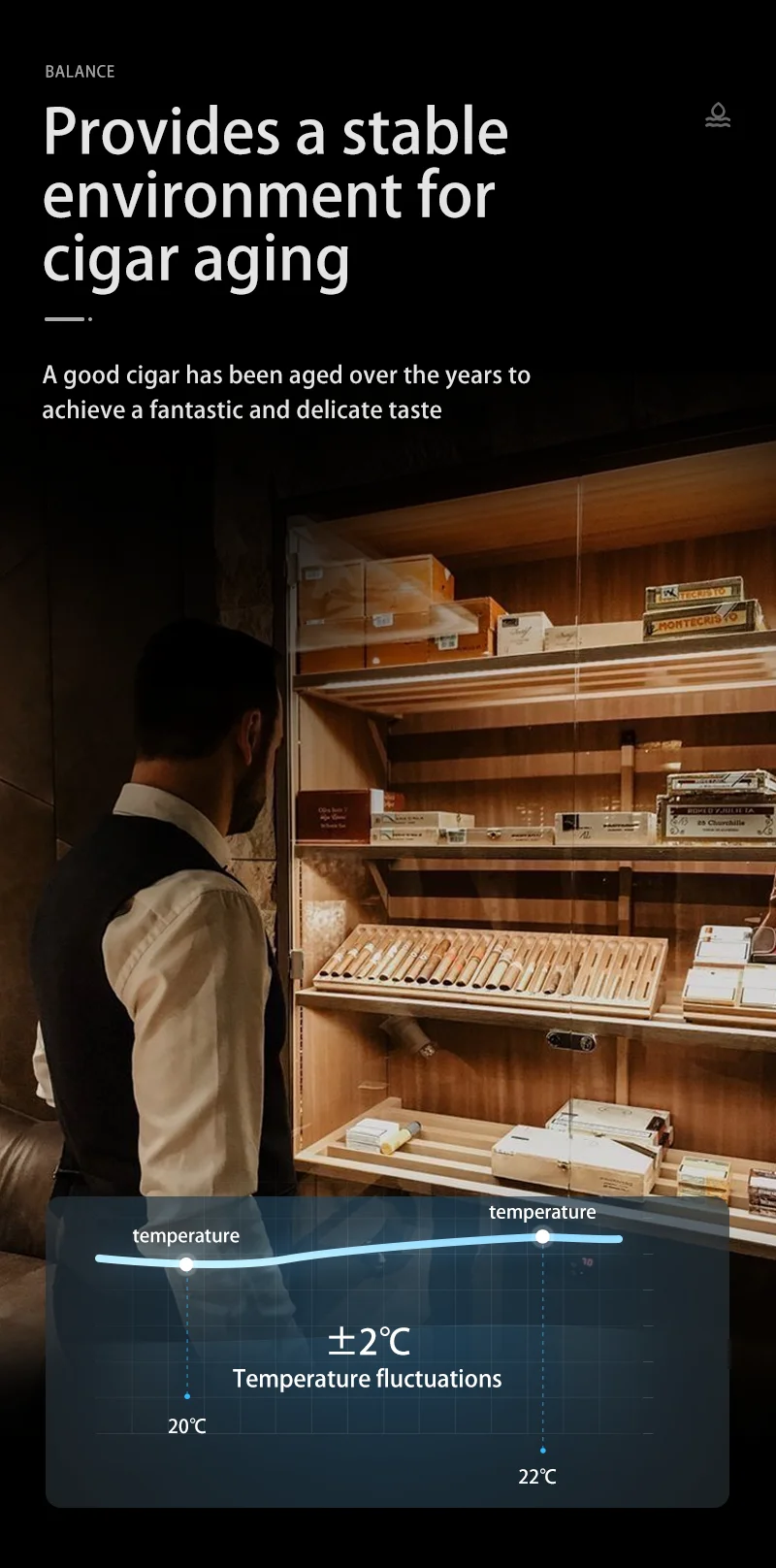 Cigar Cabinet Stand Display Packs Tobacco Glass Display Showcase Store ...