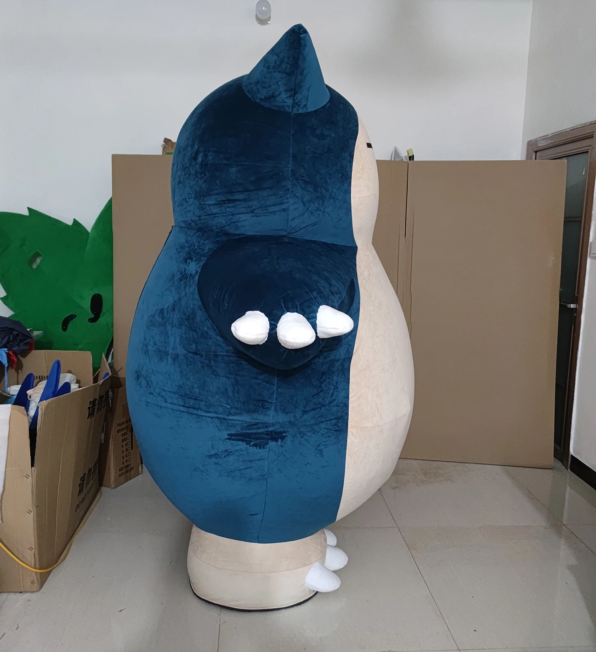 Cosplay Custom Walking Plush Adult Polyester Blow up Inflatable Snorlax Costume for Halloween Christmas Party
