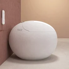 2022 new modern egg shape toilet sanitary ware bathroom ceramic luxury electric intelligent wc smart toilet automatic