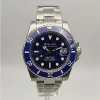 Silver Case+Blue Dial
