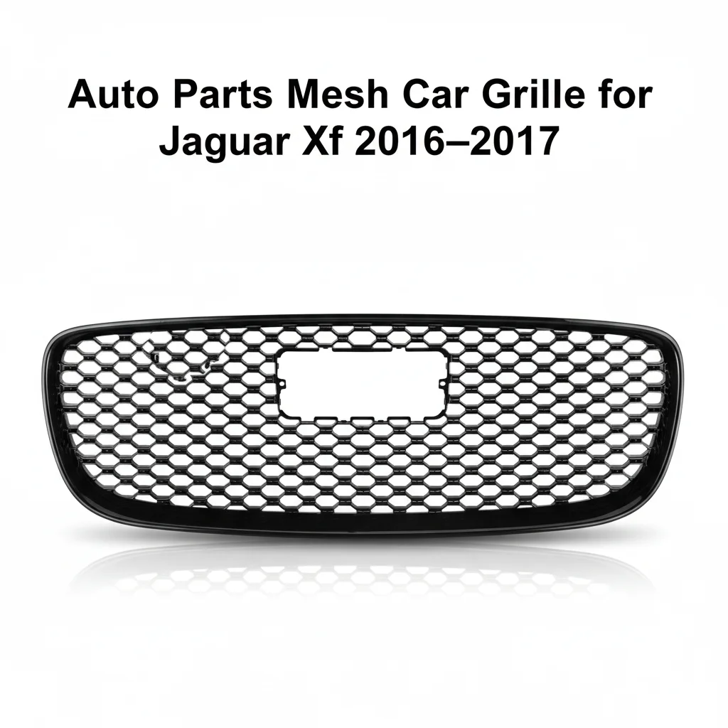 T2H3979-A OEM ODM ABS Black Grille Auto Parts Mesh Car Front Grill Accessories for Jaguar XF2016-2017