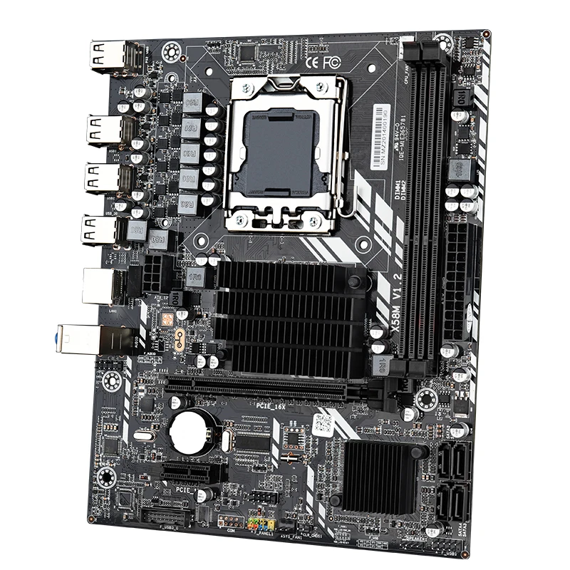 Intel LGA 1366 Desktop Motherboard with X58 Chipset 32GB RAM Support