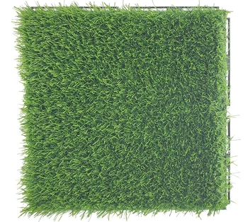 Hot Sale 30mm Modern Design Artificial Grass Splicing DIY Decking Tiles for Garden Terrace Outdoor Activities