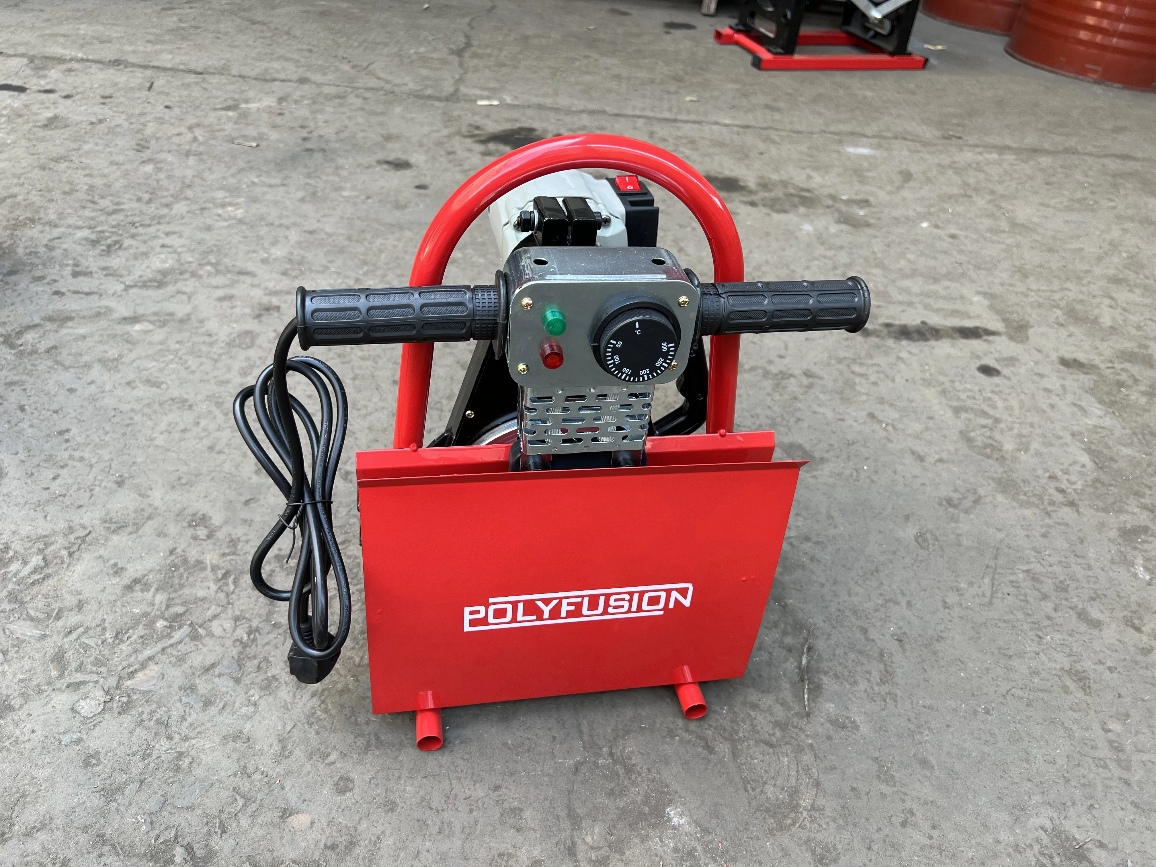 PFW160-4C Manual Plastic Welders 40-160mm PVDF PP Tube Hot Melt Butt Fusion Welding Machine Shake Wheel for HDPE PVC Butt