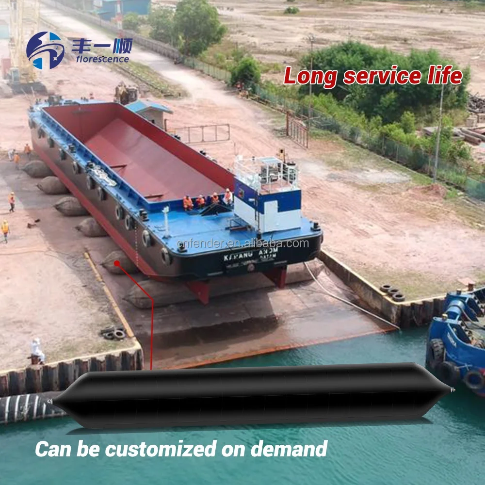 Slipway Balloon Docking Rubber Ship Launching Marine Airbag Marine Airbags for Boat