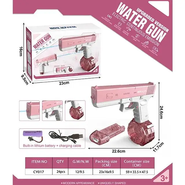 Toys 2023 New Electric Water Gun Glocks Electric Toy Swimming Pool And