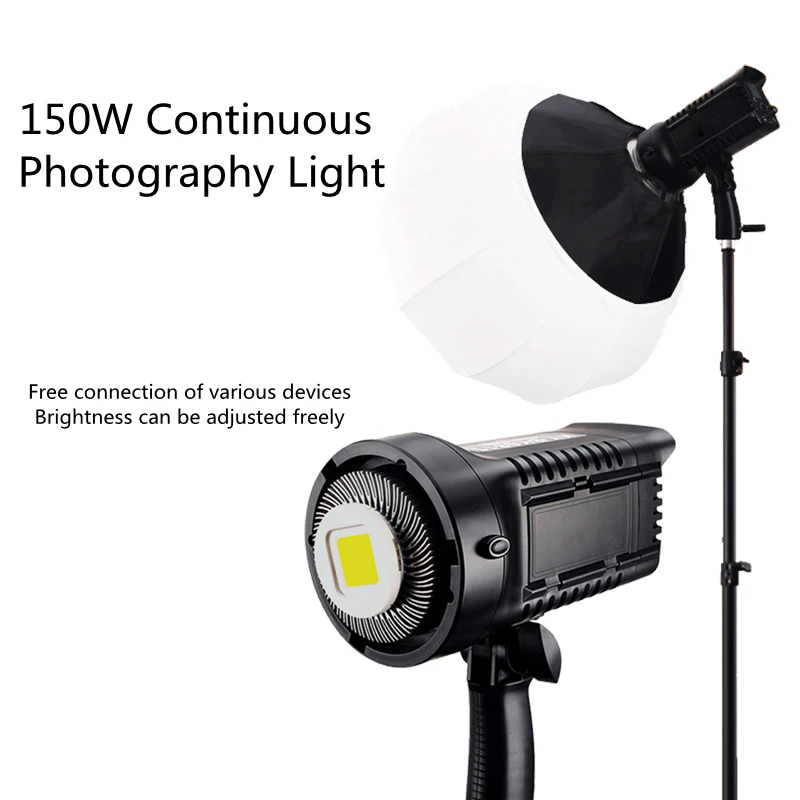 150W/200W Photo Studio Lighting Photography Continuous Light Outdoor Video  Shooting Led Lights