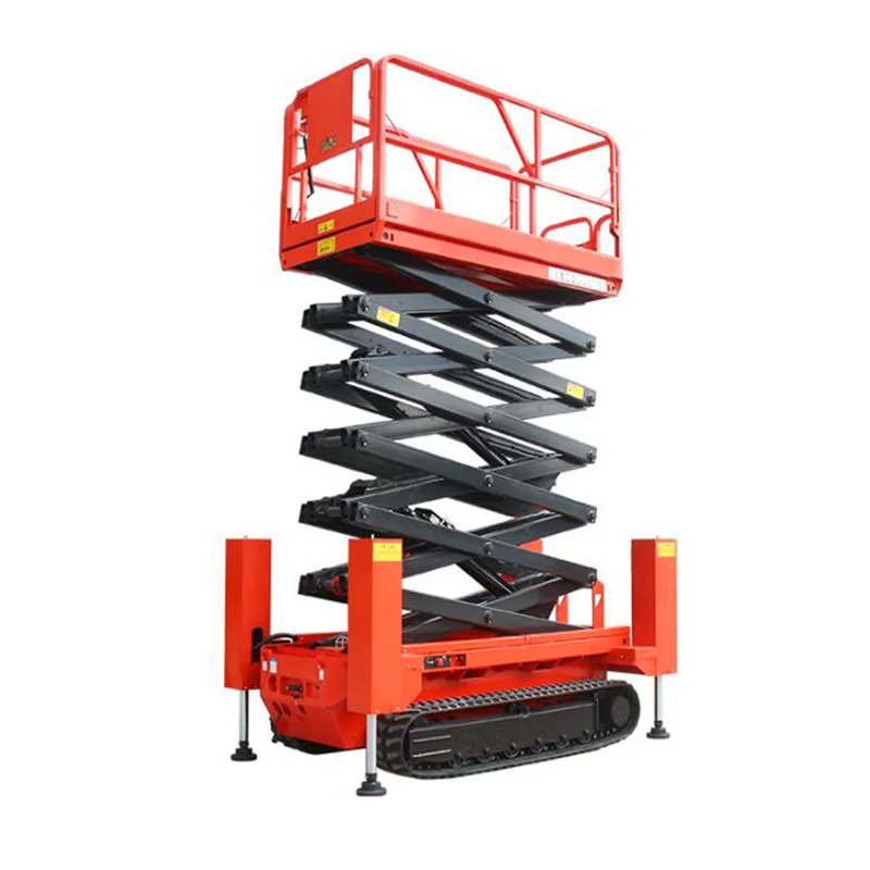 Автоматический ножничный подъемник 3-14 м самоходный электрический строительные леса с CE