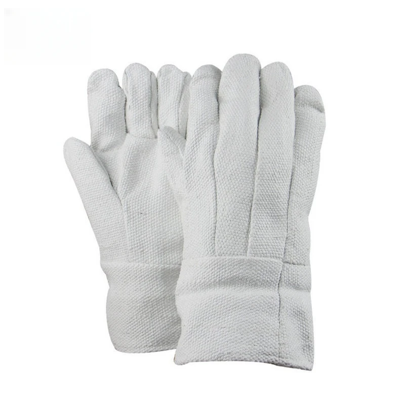 High Temperature Heat Resistant Asbestos Gloves Laboratory Fire Resistant  Gloves Heat Resistant Flame Retardant Gloves