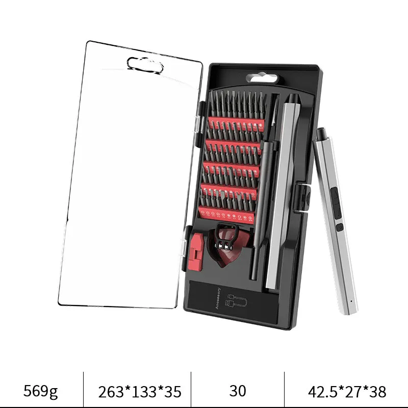 36 1 Cordless Mini Electric Screwdriver Battery Mobile Maintenance Tools Driver Bits Led Lights Kit Computer Industrial 1300RPM - detail 6