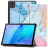 Blue pink marble