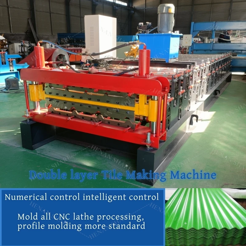 Zinc Roofing Sheet Making Machine Metal Tile Roof Sheet Roll Forming Machine Galvanized Roofing Sheets Making Machine