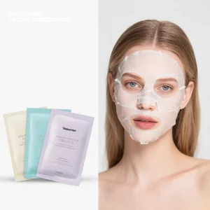 Hot Sale BIO-COLLAGEN REAL DEEP MASK Custom Korean Collagen Split Face Sheet Mask for Whitening Anti-Wrinkle Firming Hydrating