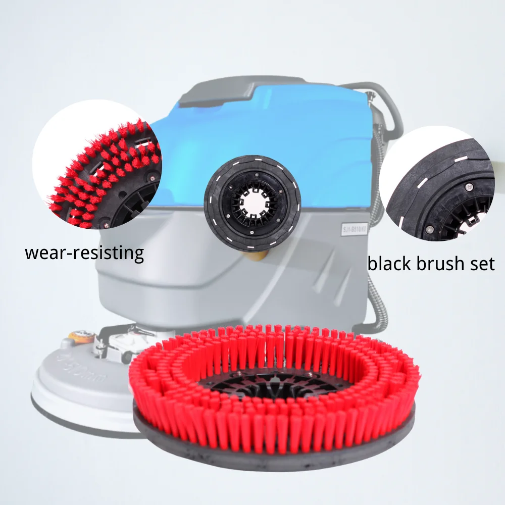 Kacher D55 13 Inch Scrubber Disc Brush For Floor Scrubber Factory