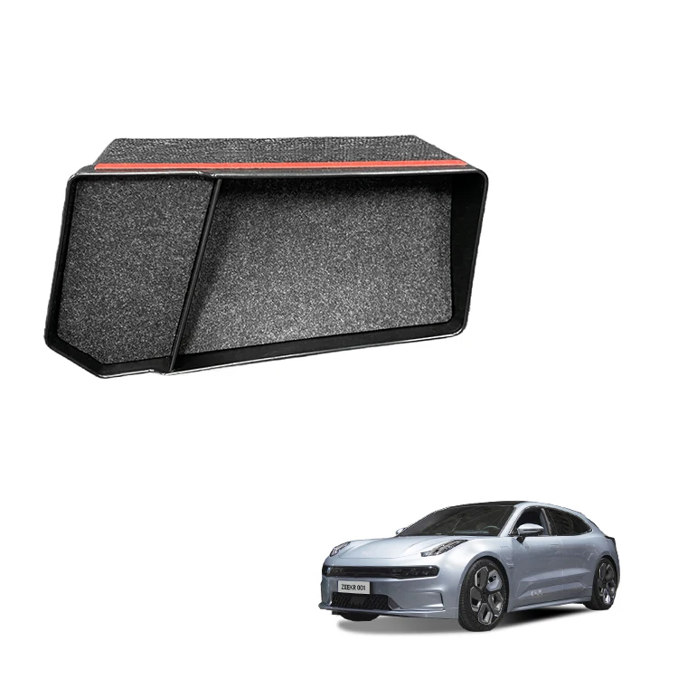 Caja de almacenamiento trasera para pantalla de navegación para Zeekr 001 2021-2023 Accesorios ABS Caja organizadora de consola central Accesorio interior