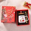 Scatola regalo colorata di Babbo Natale - 301-400 ml