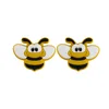 Perle focale Abeilles Jaune Moutarde SA145