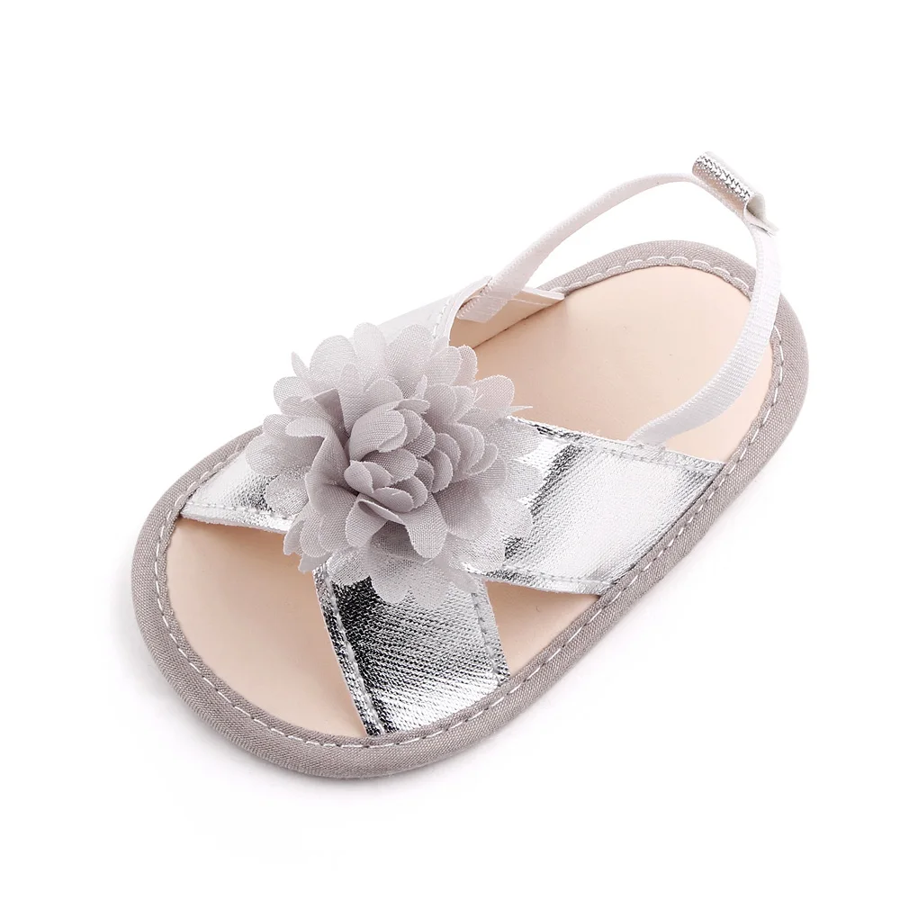 I Love Daddy&Mummy Summer New Baby Girl Sandals Soft Cotton Floral Toddler  Girls Shoes Cute Bows Princess Baby Girl Sandals