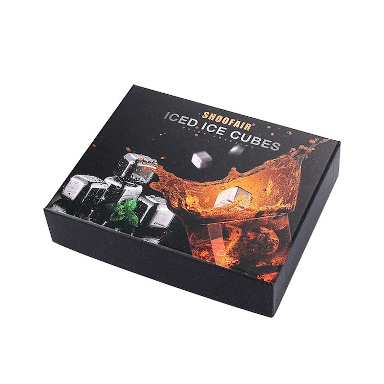 OEM Factory Top Seller Square Ice Cubes Set Stainless Steel Durable Bar Accessories with Logo