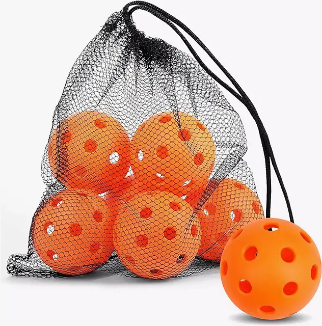 Factory Price Pickleballs Standard Pickle Balls For Indoor Sports Pickleball Balls Competition Seamless Pickleball 26 Hole