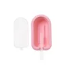 Simple popsicle pink [with lid + stick]