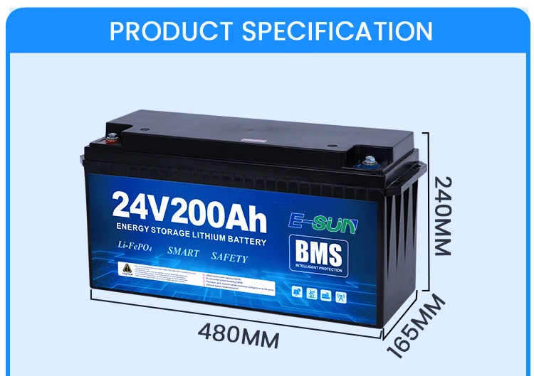 Camper Solar Lfp Battery Square Battery 12v 4ah 8ah 10ah 20ah 30ah ...