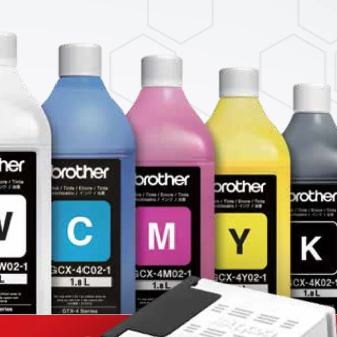 Original Brother GTX Pro Bulk Ink - 1.8L Eco-Sol Garment Inks