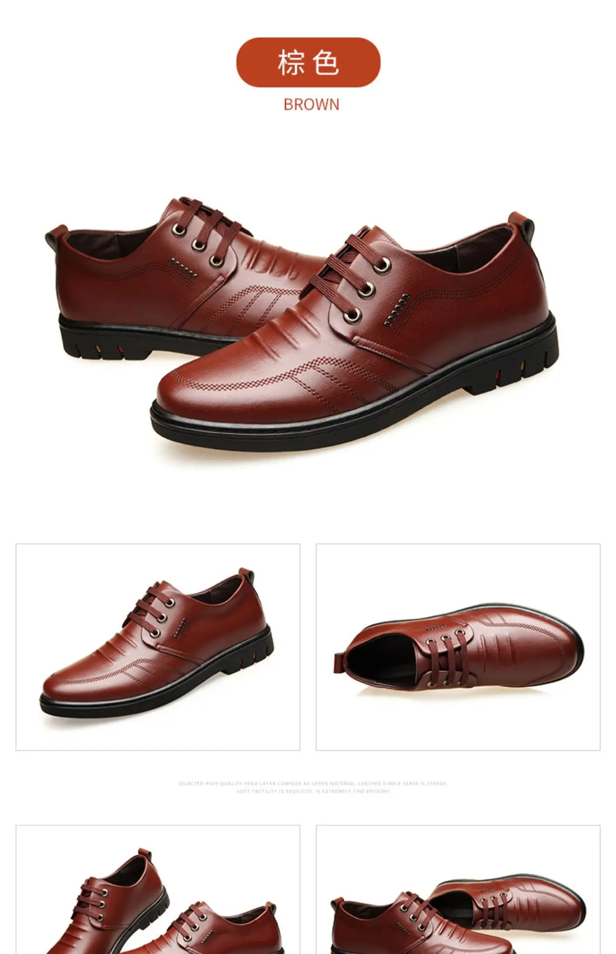 2023 Premium Quality Real Leather Handmade Dress Casual Men's Shoes ...