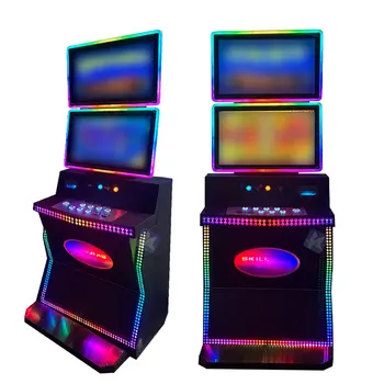 Coin Operated 23.6 inch Game cabinet Dual screen machine multi games for sell