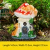 Squirrel mushroom lamp