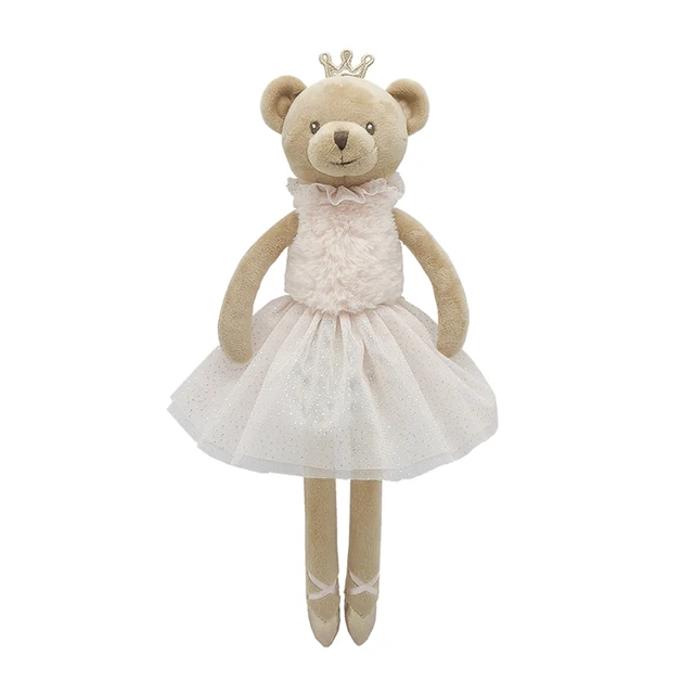 Super Quality Cheap Stuffed Custom Animal wholesale Kids Ballerina Plush teddy Bear Toy For kids