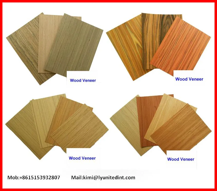 Plywood Use Board Veneers Engineered Walnut Veneers 2500x1300mm Wood