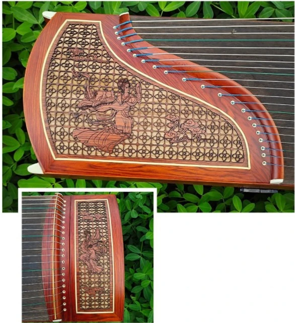 传统镂空刻古筝中国扬州古筝21弦古筝中国乐器| Alibaba.com