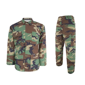 Kms Clothes Suit Woodland Camouflage Uniform Wholesale Customize ...
