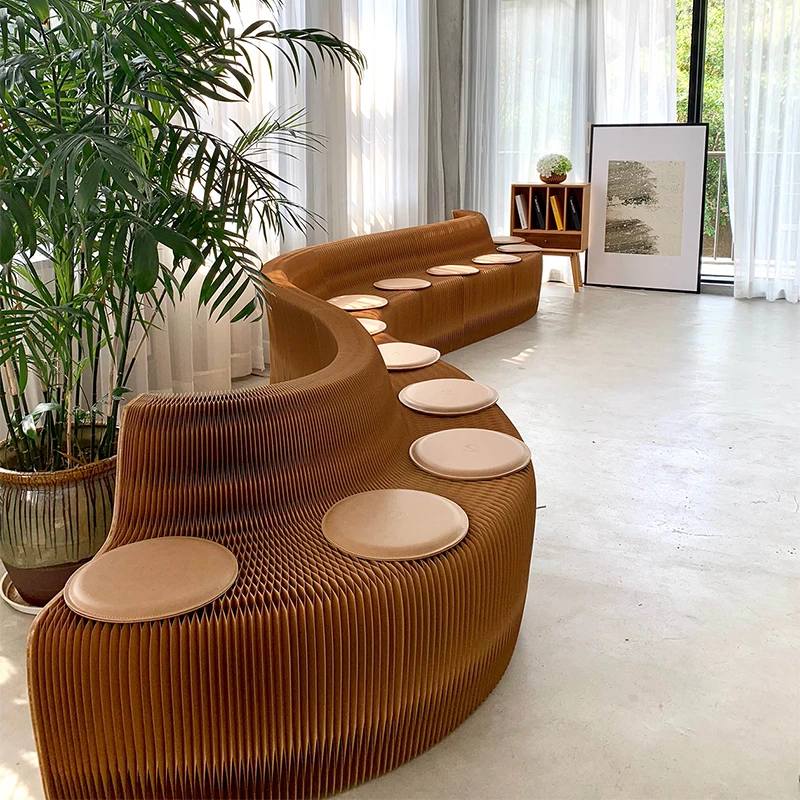 IHペーパー ハニカム カスタムデザイン ソファ シリンダー