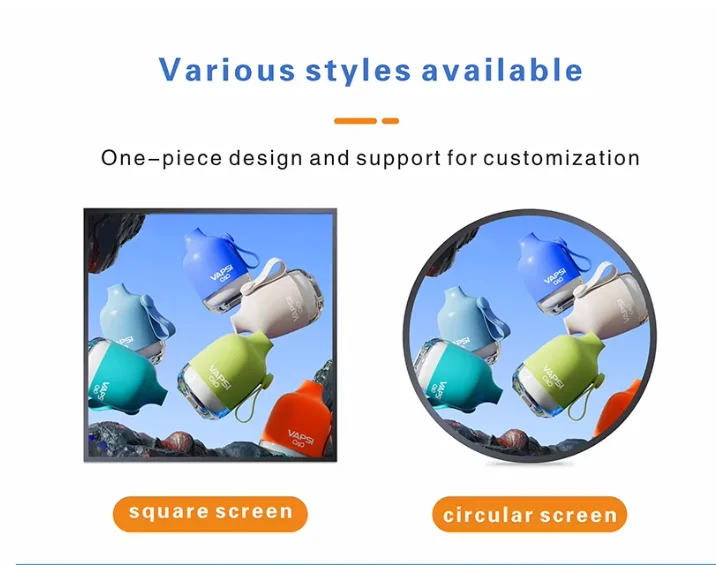 Display Screen Monitor Digital Signage and Displays Developing 33.2 Inch 1920*1920 Screen Big Square LCD