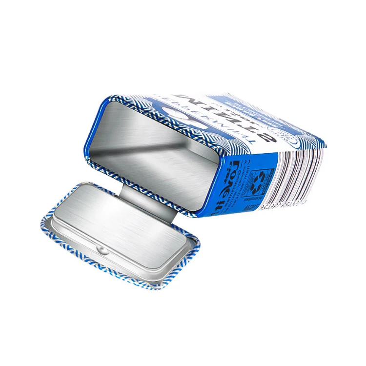 Factory Rectangular Classic Design Candy Altoids Tin Custom Small Tin Box With Hinge Lid Food Grade Chewing Gum Tin