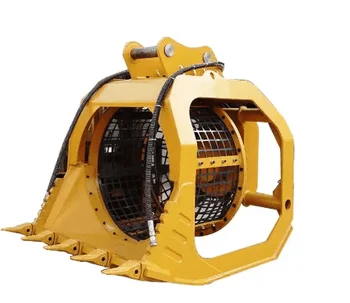 CE Certified Multi-functional Hot Best Selling excavator rotating Hydraulic Rotary Screen Bucket with Great Price