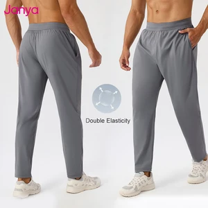 Janya Men's Outdoor Long Pants Quick Dry Stretch Breathable Sports Trousers Lightweight Casual Running Hiking Training Pants