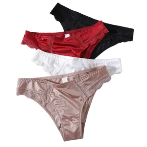 New Design Comfortable Luxuries Women's Lace Knitted Underwear Hot Young Girl Stylish Daily Briefs Sexy Panties