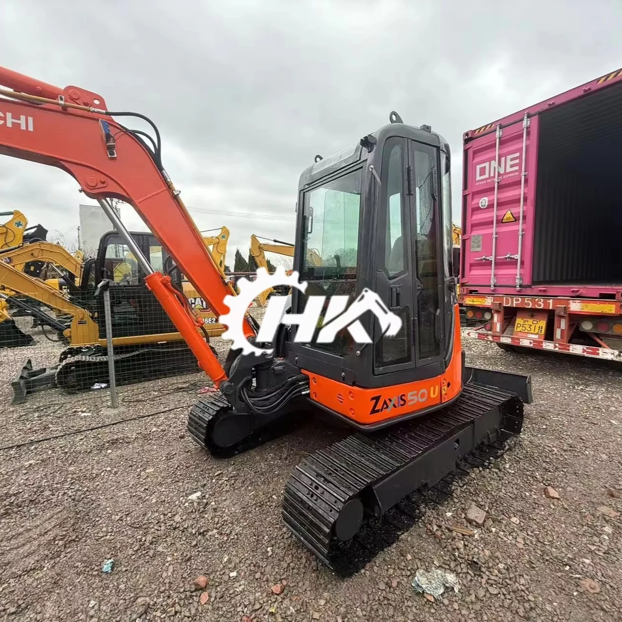 La puissance des machines bulldozer.