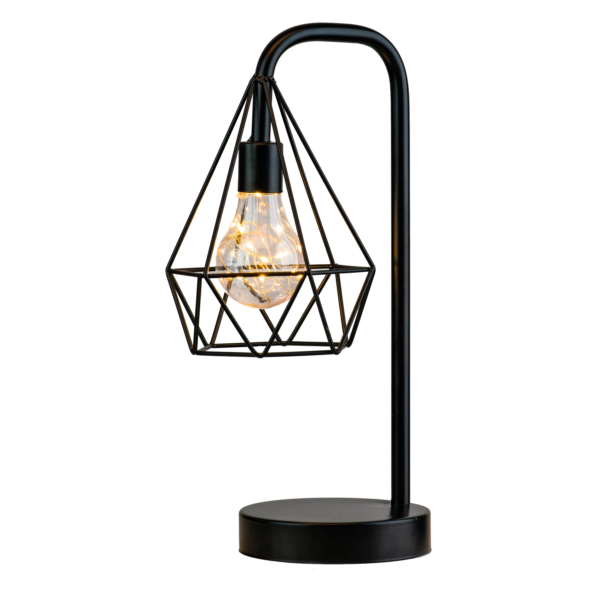 Langsung dari Pabrik 13 IN 10 L Lampu Meja LED Antik Baterai Operated Lampu Hias Plastik untuk Dekorasi Ruangan