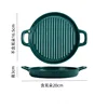 Green small size-round baking pan