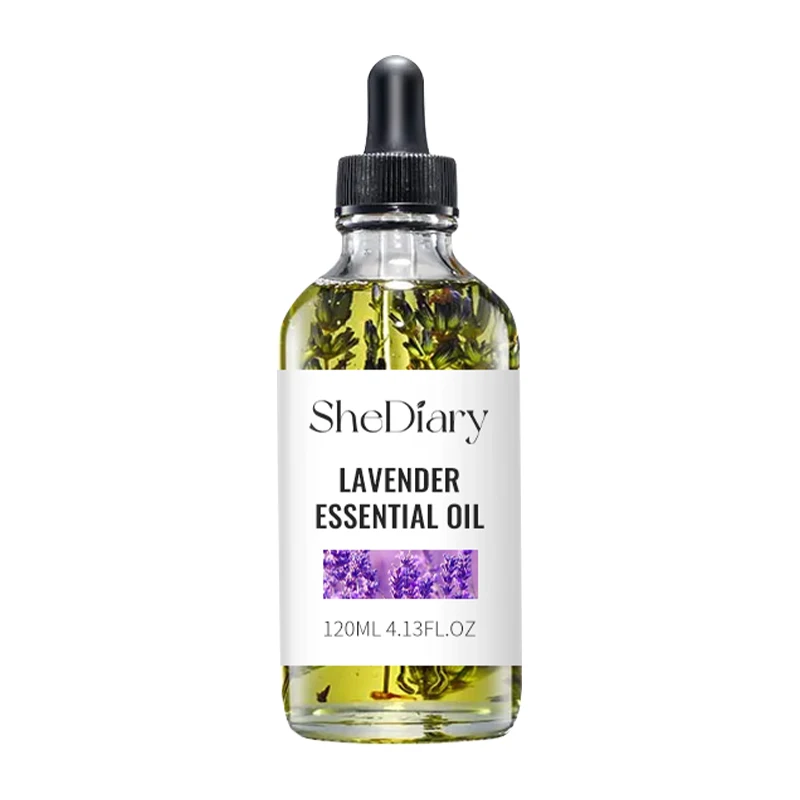 Custom Logo Essential Oils Single Bottle Lavender Essential Oil Private Label OEM 100% Pure 10ml 30ml 60ml 120ml