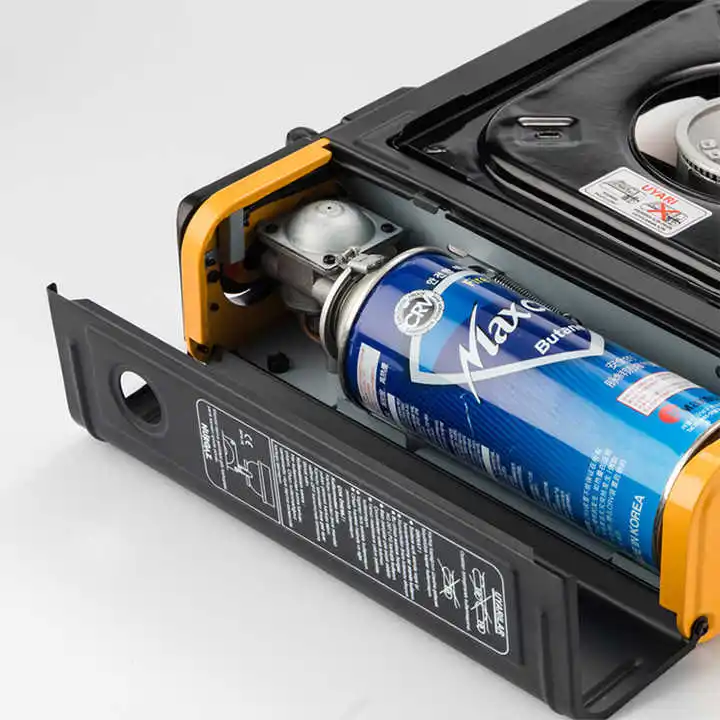 Eurocatch Outdoor - Réchaud à Gaz - Incl. 8 Cartouches De Gaz - Réchaud De Camping - Brûleur à Gaz - Cuisinière à Gaz - Plaque De Cuisson à Gaz - Cuisinière