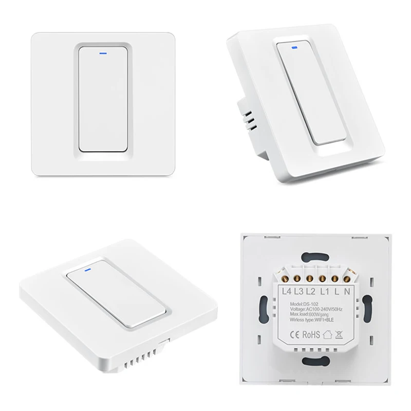 Zigbee Push Button Matter Smart Switch Tuya Smart Life Control Zigbee Light Switch