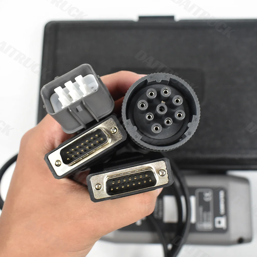 For JCB Electronic Service Tool Interface Wtih 9Pin and 6Pin Cable for JCB Machinery Auto Excavator Diagnosis Scanner