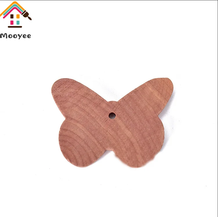 Новинка 2020, модные кольца из кедра в форме медведя, противомолевые отпугивающие кольца из кедра для шкафа